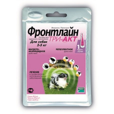 ФРОНТЛАЙН ТРИ-АКТ ДЛЯ СОБАК 2-5 КГ XS ПИПЕТКА 0,5 МЛ