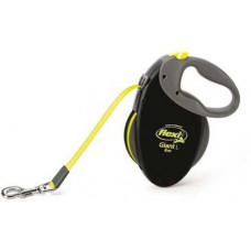FLEXI РУЛЕТКА GIANT NEON L (ДО 50 КГ) СВЕТООТРАЖАЮЩИЙ РЕМЕНЬ 8 М