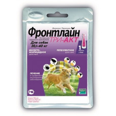 ФРОНТЛАЙН ТРИ-АКТ ДЛЯ СОБАК 20-40 КГ L ПИПЕТКА 4 МЛ