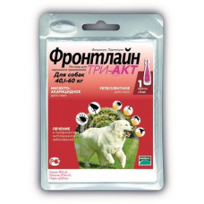 ФРОНТЛАЙН ТРИ-АКТ ДЛЯ СОБАК 40-60 КГ XL ПИПЕТКА 6 МЛ