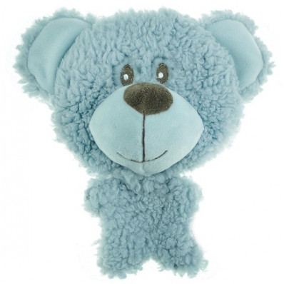 Игрушка для собак BIG HEAD Мишка 12 см голубой