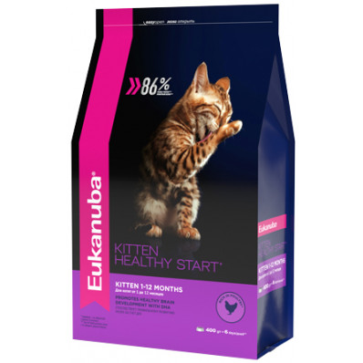 EUK Cat корм с домашней птицей для котят