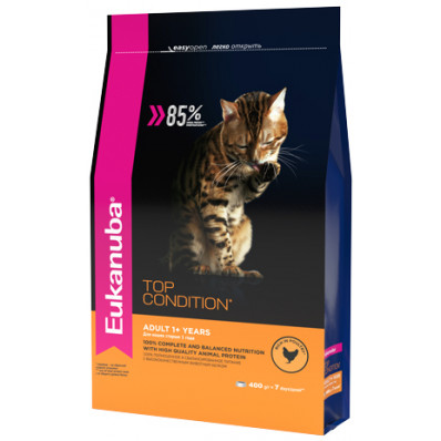 EUK Cat корм с домашней птицей для взрослых кошек