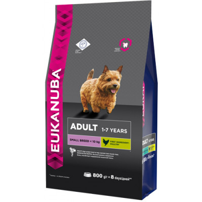 EUK Dog корм для взрослых собак мелких пород