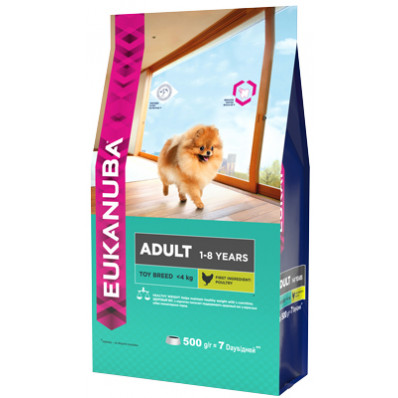 EUK Dog корм для взрослых собак миниатюрных пород 