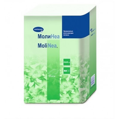 Hartmann MoliNea Plus Пеленки впитывающие 60х60 см, 130 г/м2, 10 шт