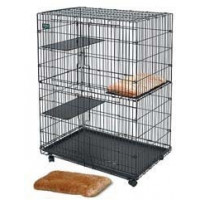 Лежанка плюшевая в клетку "Cat Cage" 