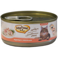 Консервы для кошек Курица с лососем в нежном желе
