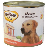 Консервы для собак Мусака по-Ираклионски (ягненок с овощами)