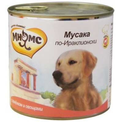 Консервы для собак Мусака по-Ираклионски (ягненок с овощами)