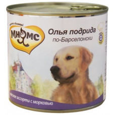 Консервы для собак Олья Подрида по-Барселонски (мясное ассорти с морковью)