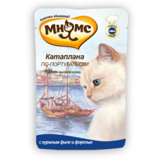 Паучи для кошек Катаплана по-португальски (с форелью)