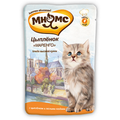 Паучи для котят Цыпленок "Маренго"