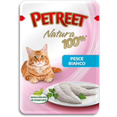 Паучи для кошек Белая рыба