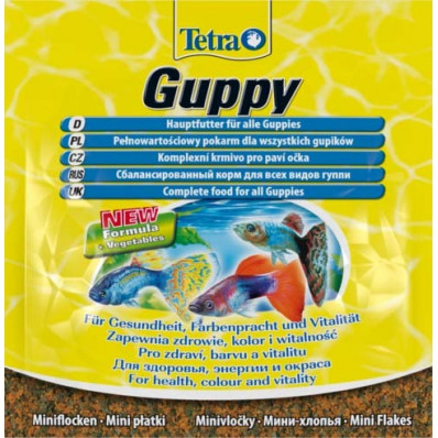 Корм в хлопьях для гуппи (sachet)