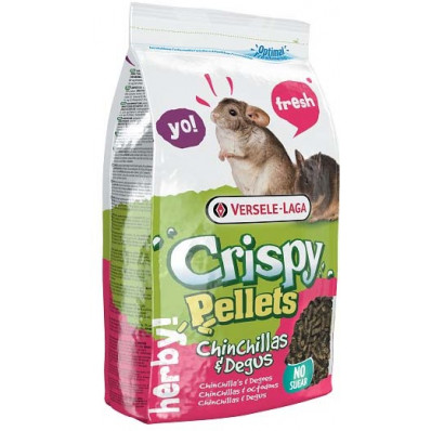 Корм для шиншилл и дегу Crispy Pellets Chinchillas & Degus гранулированный